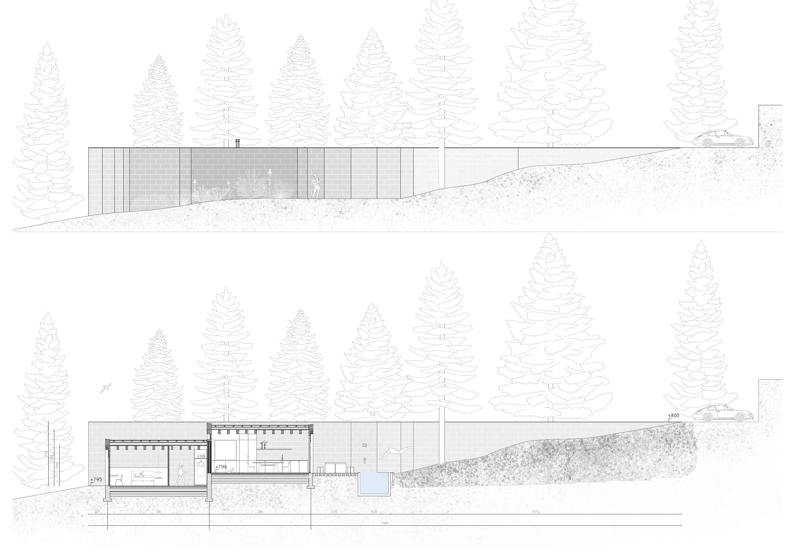 Habiter & travailler en symbiose, Maison individuelle & agence d'architecture, Saint-Paul-en-Chablais, Haute-Savoie — visuel 5 sur 16