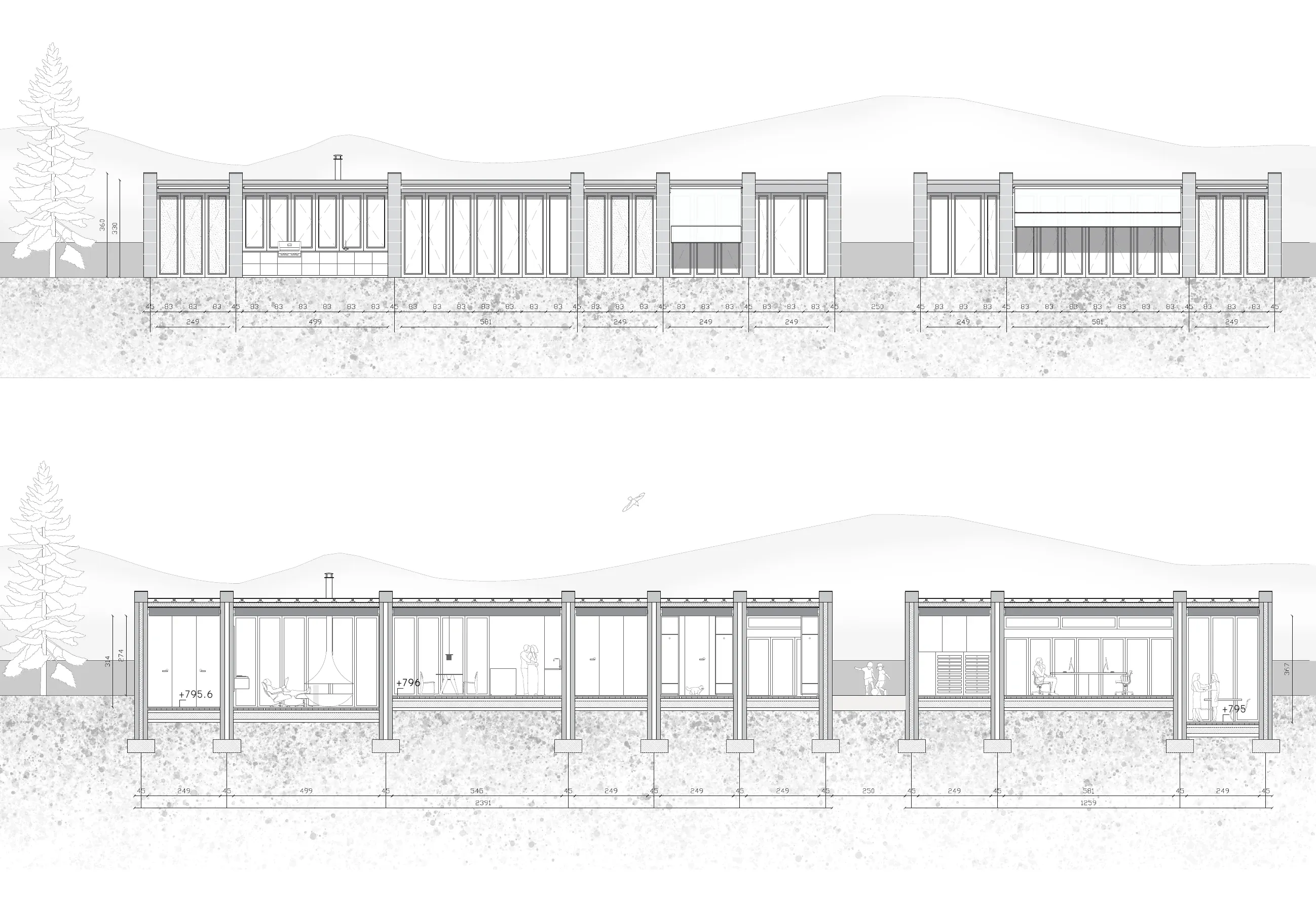 Habiter & travailler en symbiose, Maison individuelle & agence d'architecture, Saint-Paul-en-Chablais, Haute-Savoie — visuel 6 sur 16