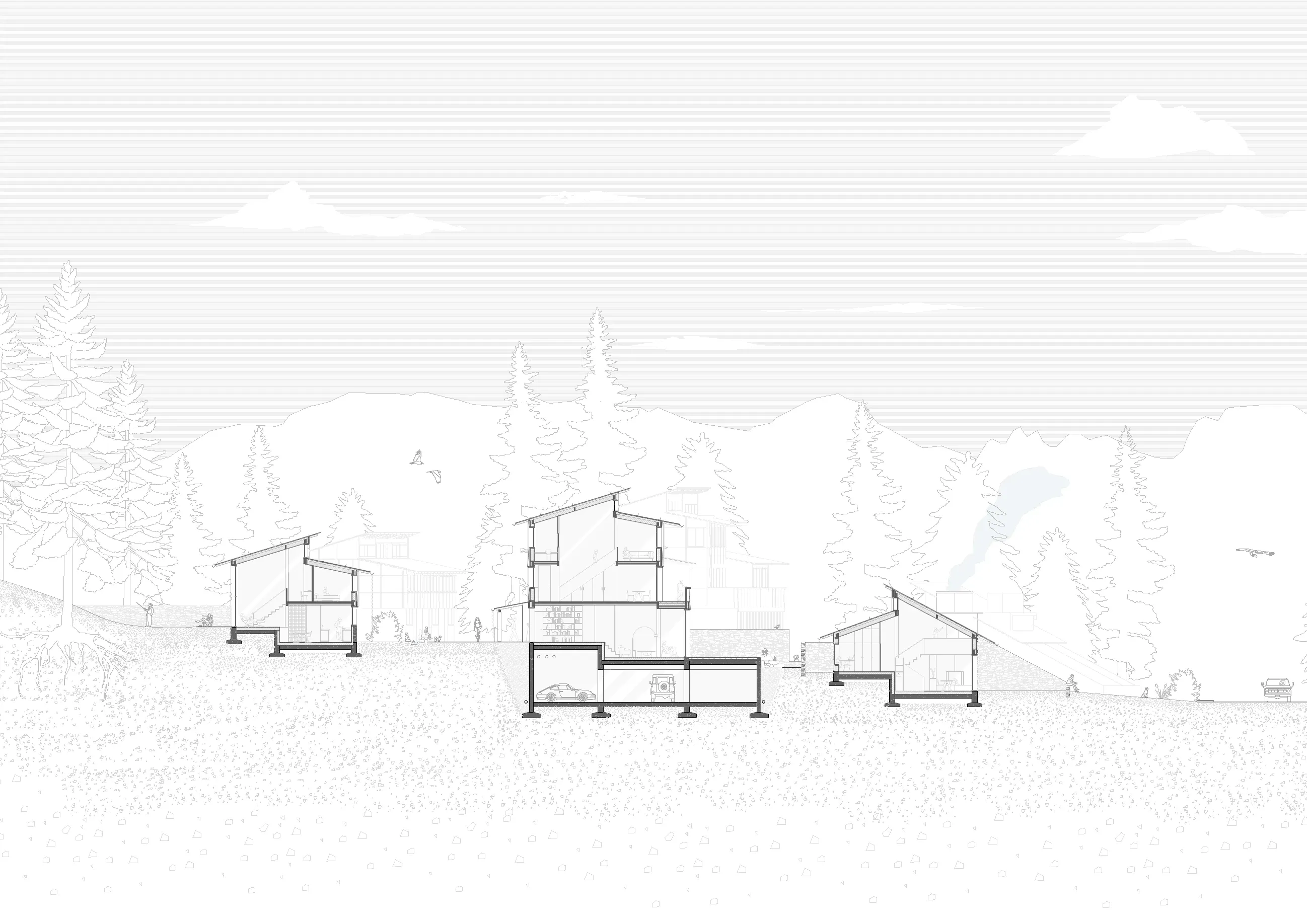 Village Olympique 2030, Alpes françaises, Saint-Jean-de-Sixt, Haute-Savoie — visuel 7 sur 22