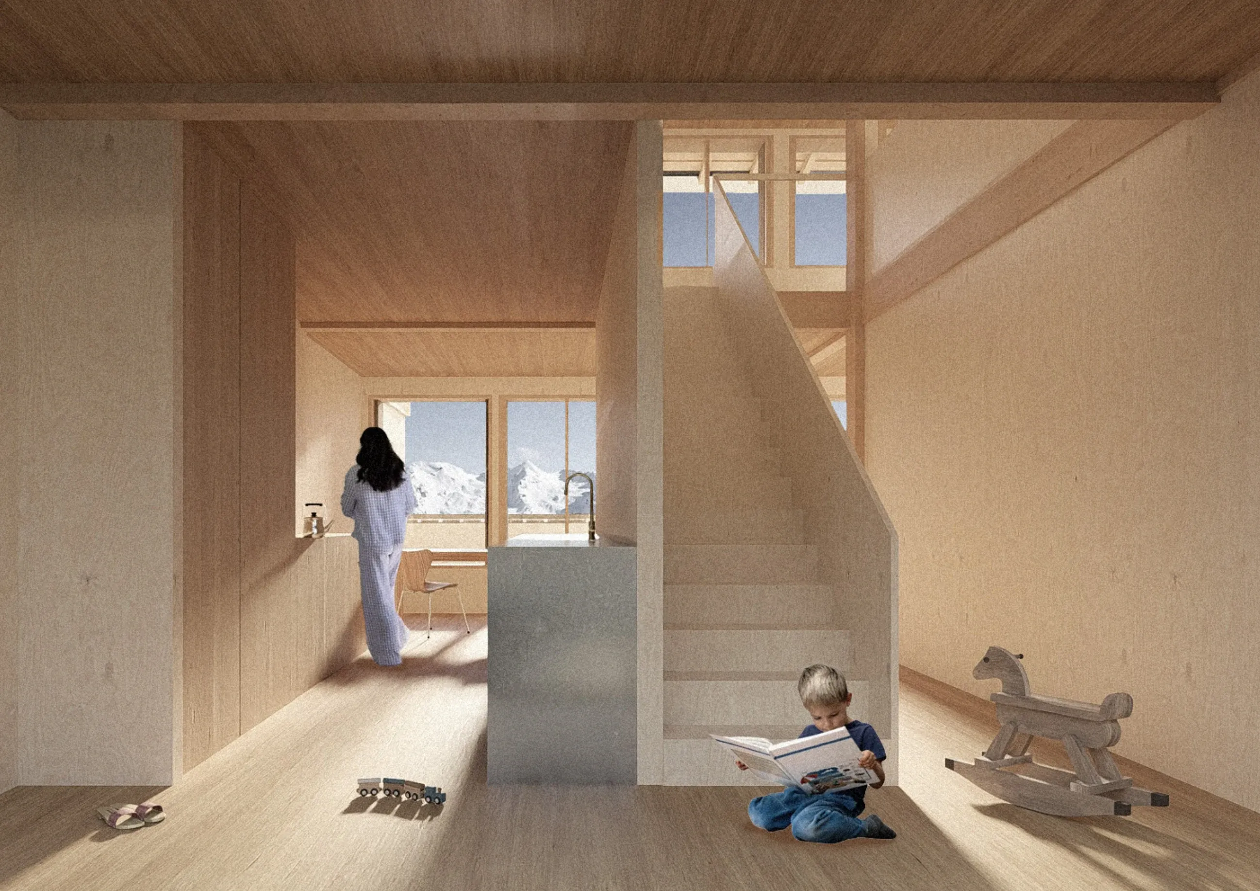 Village Olympique 2030, Alpes françaises, Saint-Jean-de-Sixt, Haute-Savoie — visuel 8 sur 22