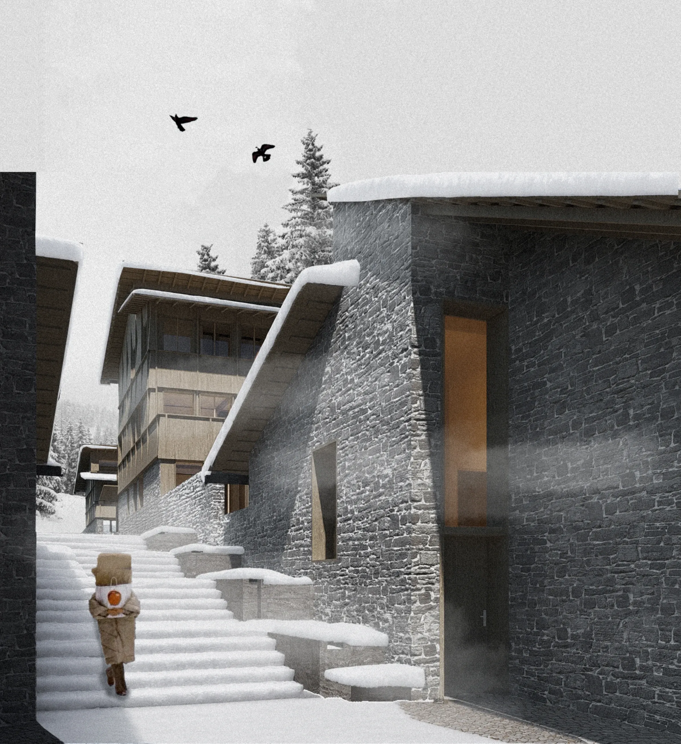 Village Olympique 2030, Alpes françaises, Saint-Jean-de-Sixt, Haute-Savoie — visuel 13 sur 22